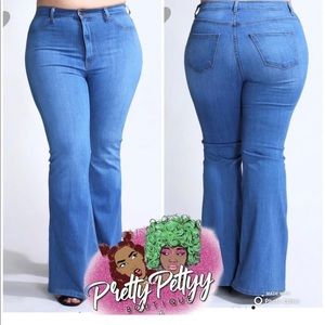 Bell bottom jeans